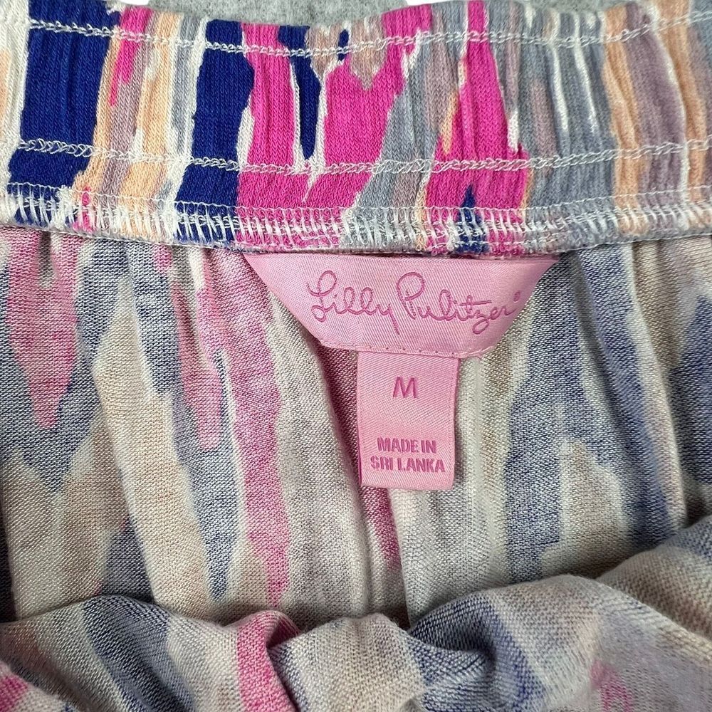 Lilly Pulitzer Womens Strapless Palma Tube Top Size Medium Tassels Pink‎ Blue - Picture 4 of 7